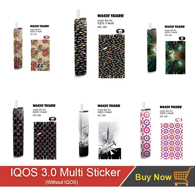 

10 Colors 3M Printing PVC Material Antiscratch Decorative for IQOS Sticker for IQOS for IQOS Multi Skin