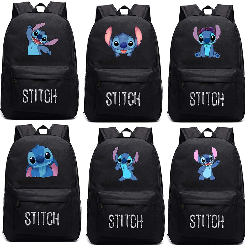 Kawaii Stitch Backpack For Teenager Backpack School Backpack Stitch Cartoon Backpack Cute Galaxy Stitch Laptop Travel Bags Backpacks Aliexpress