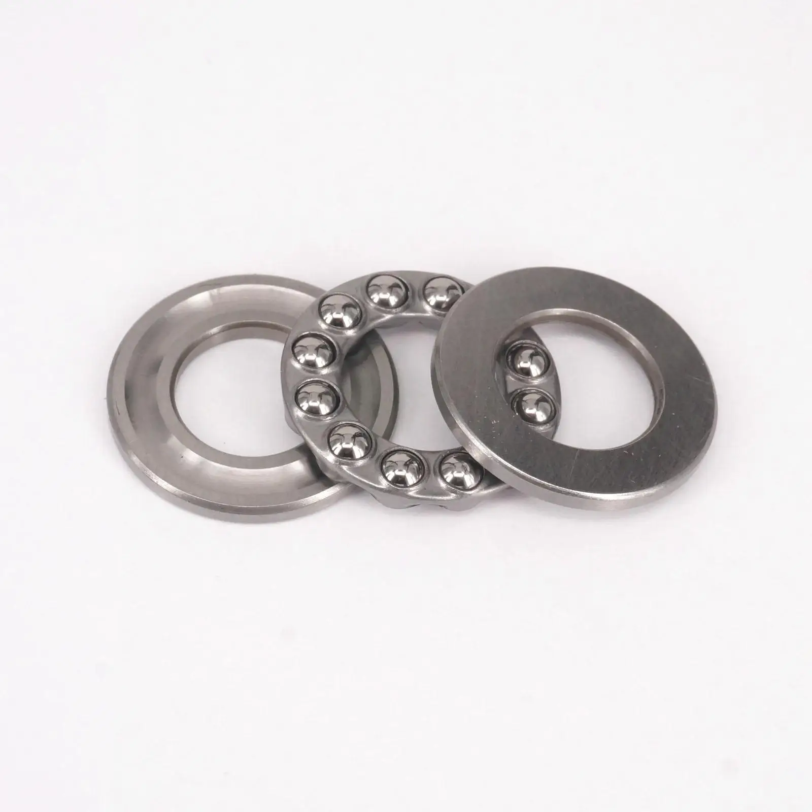 

(1)51102 15x28x9mm Axial Ball Thrust Bearing Set(2 Steel Races + 1 Cage)ABEC-1