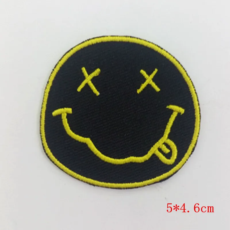 

Nirvana Band embroidered iron on patches Embroidery Sew Iron On Patch Badge