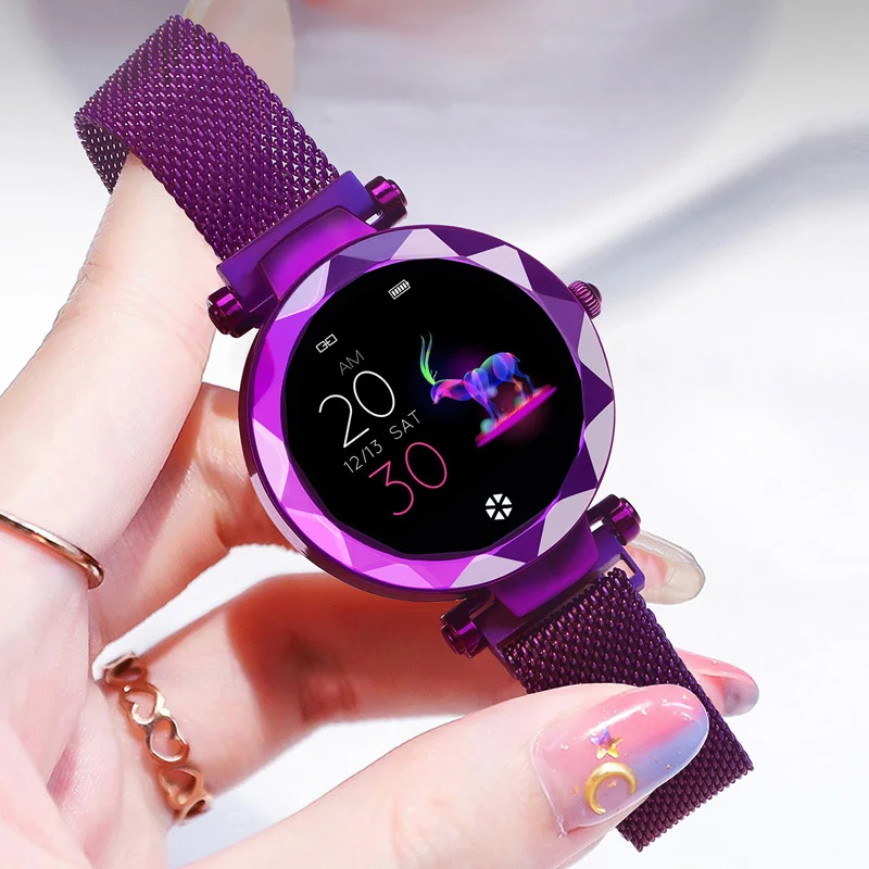 

Fashion HI 18 Smart Watch Blood Pressure Monitor Women Physiological Reminder Smartwatch For Android IOS