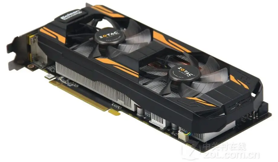 Оригинальная видеокарта ZOTAC GeForce GTX760 2GD5 Thunderbolt 256Bit GDDR5 видеокарты для nVIDIA GTX 760 2GB 2G