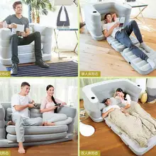 Многофункциональный складной двойной надувной диван ленивый диван гостиная диван-кровать Ланч кресло для отдыха, Одноместный и двухместный диван