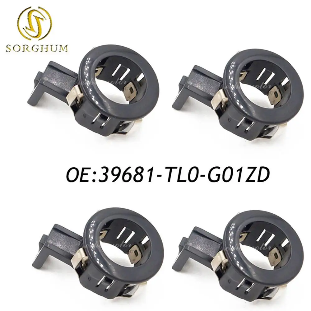 New 4PCS Black Color Ultrasonic Parking Sensor Retainer 39681-TL0-G01 39681-TL0-G01ZD PDC Radar Bracket For Honda | Автомобили и