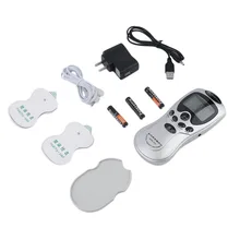 Hot! 4 Electrode Health Care Tens Acupuncture Electric Therapy Massager Machine Pulse Body Slimmming Sculptor Massager Apparatus