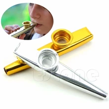 2017 Metal Golden Mouth Harmonica Kids Party Gift Kid Musical Instrument APR22_30