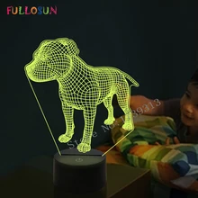 Labrador 3D LED Table Lamp 7 Colors Changing USB Night Light Bedroom Lighting Pets Night Lamp Novelty Gift Labrador 3D LED Table Lamp 7 Colors Changing USB Night Light Bedroom Lighting Pets Night Lamp Novelty Gift