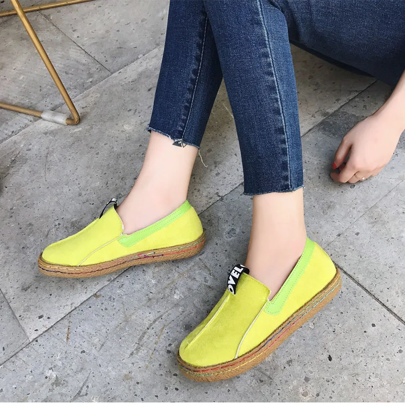 Новые женские осенние лоферы на плоской подошве; женские туфли-оксфорды ...