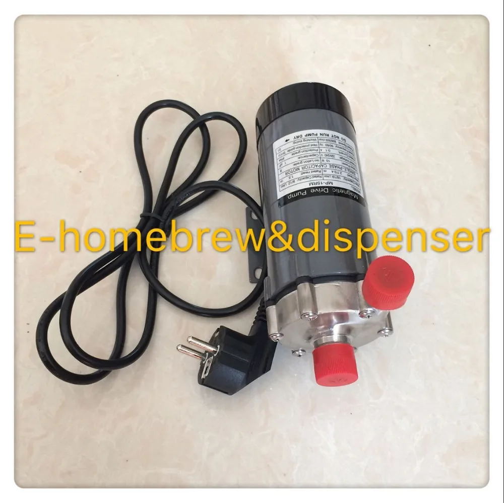 

220V beer Magnetic Drive Pump 15R With 304 Stainless Steel Head,homebrew,with European Plug