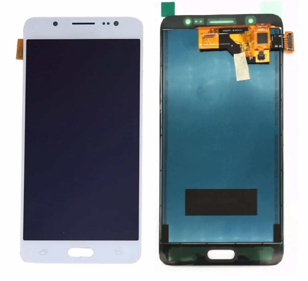 Skup Można regulować jasność LCD do samsunga Galaxy J5 2016 J510 J510F J510M J510Y J510G wyświetlacz LCD montaż digitizera ekranu dotykowego