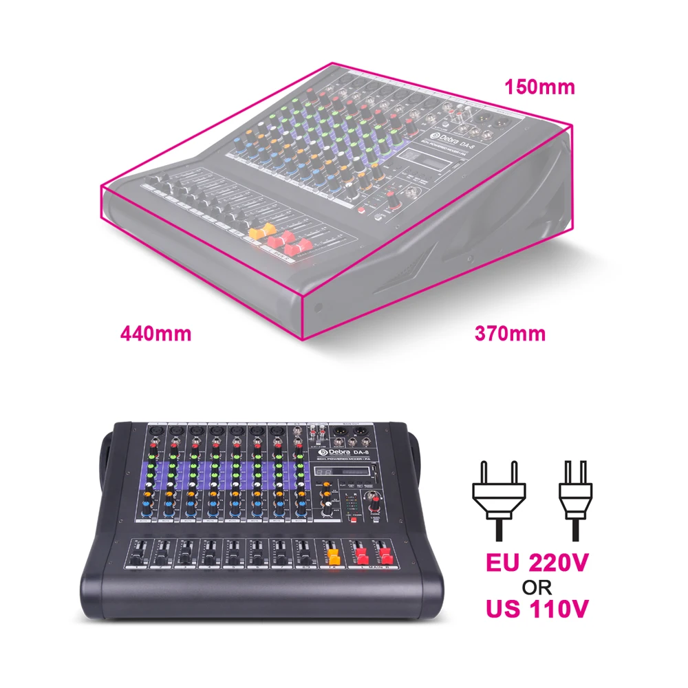 Good quality Clean sound!!8Channels 250*2 Watt