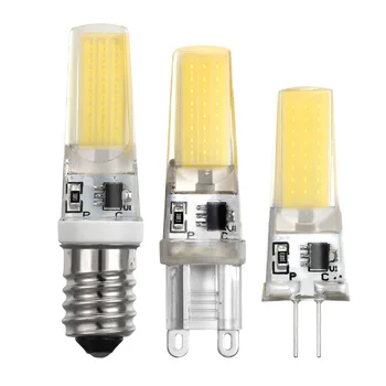 

10X LED E14 G4 G9 Lamp Bulb AC 220 230 240 5W COB SMD LED Lighting Lights replace Halogen Spotlight Chandelier