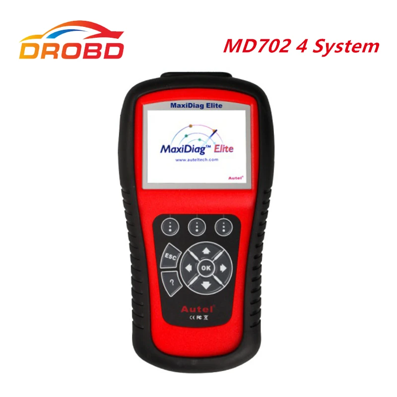 

Original Autel Maxidiag Elite MD702 With Data Stream Function For 4 System OBD Code Reader Update Online Free Shipping