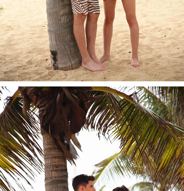 Мужские шорты тонкий летний цветной шифоновый пляжные шорты быстросохнущие упругие талии обшитые мужские шорты ST719-11