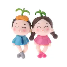 DIY милая пара домашнее украшение для сада орнаменты мини бонсай микро пейзаж Свадебное Ремесло