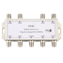 GST-8101 8 in 1 Satellite Signal DiSEqC Switch LNB Receiver Multiswitch Wholesale