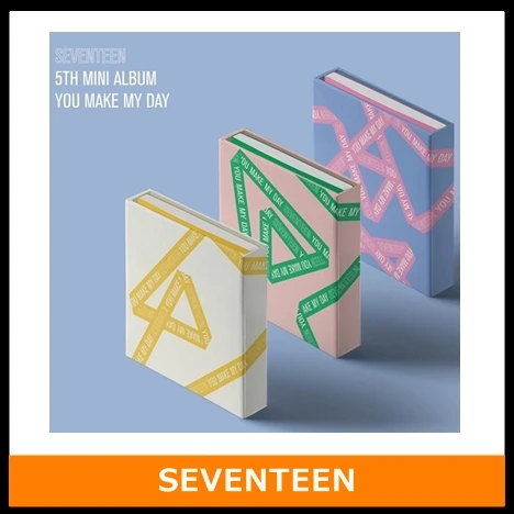 

[MYKPOP]~100% OFFICIAL ORIGINAL~ SEVENTEEN YOU MAKE MY DAY MINI 5 Album Set CD+Photo Book+Poster+Mini Book+Small card KPOP Item SA18101601