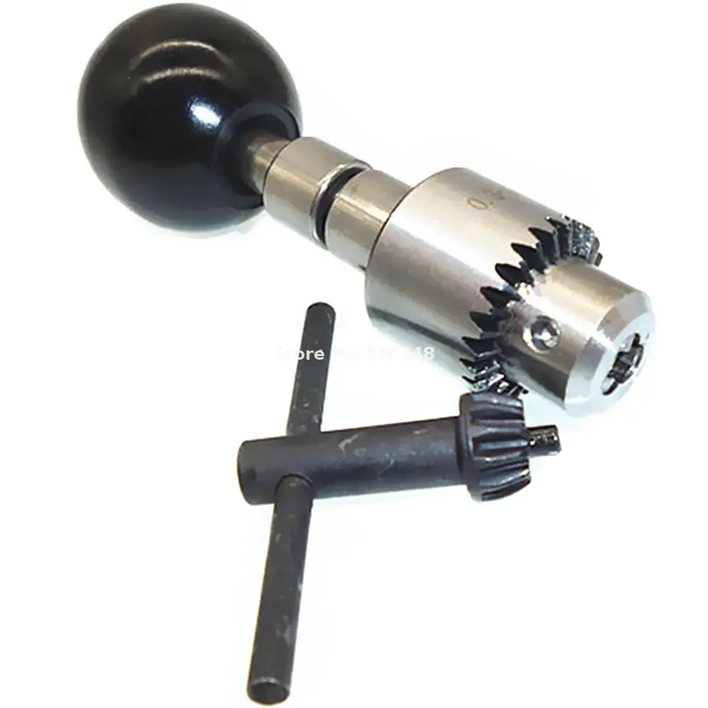 Hand Drill Jewelers Manual Hole Drilling Reamer Hand Twist Drill Chuck 0.3mm 4mm Craft Jewelry