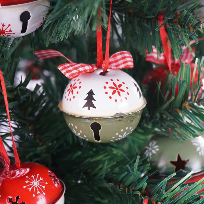 Jingle Bell Tree Decorations Amusing Christmas Decoration For Home 6Pcs Red Green White Metal Jingle Decorating Design Jingle Bell Tree Decorations Magnificent Christmas Decoration For Home 6Pcs Red Green White Metal Jingle Design Ideas