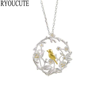

New Arrivals Silver Color Bird Necklaces Pendants for Women Ladies Fashion Wedding Jewelry Long Chain Necklaces