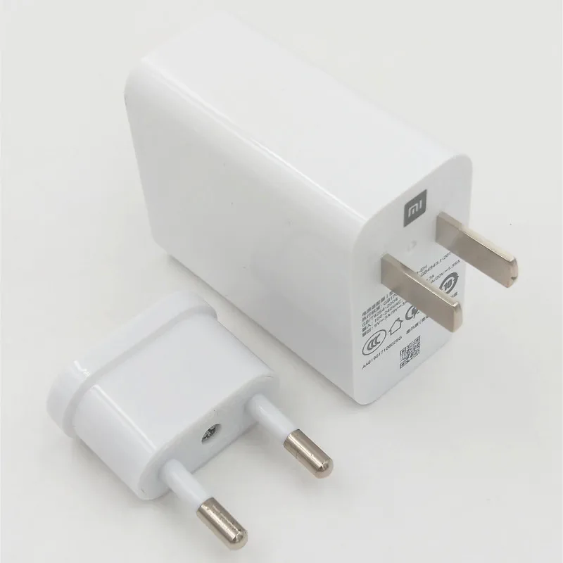 XIAOMI 27 Вт Usb быстрое зарядное устройство QC4.0 Быстрая зарядка USB C кабель для iPhone samsung huawei Mi 9 8 K20 9T Pro CC9 A3 Mix 2s 3 - Тип штекера: US Charger and EU