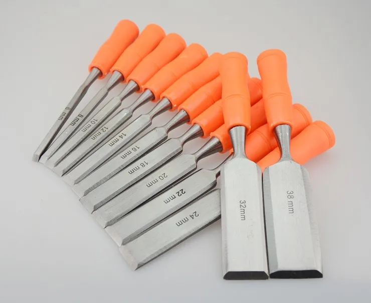 

Special DIY woodworking tools boutique woodworking chisel woodworking Zhaizi wood chisel flat chisel carving chisel 12 sets