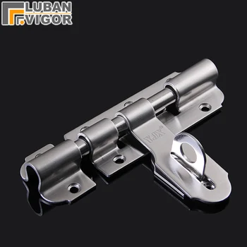 

Thick stainless steel door latch/security/ Warehouse bolt,more safe and strong,with lock hole,Protect you,Hardware Locks