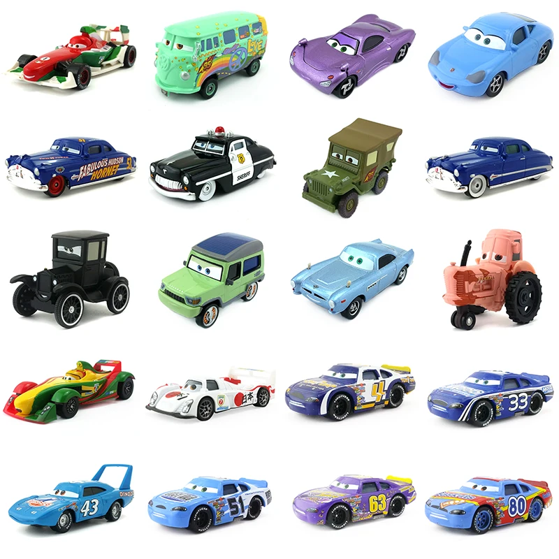 Дисней Pixar Тачки 2 3 Jackson Storm Doc Hudson Mater трактора King 1:55 литая под давлением