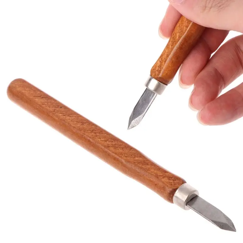 Нож с резьбой по дереву Scorper1PCS инструмент для резьбы по дереву увлечение деревообработкой Искусство ремесло Резак скальпель ручка для дизайна ногтей в домашних условиях ручной инструмент