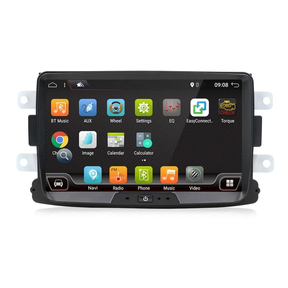 Clearance 1 din  8" Android 9.0 Octa core Car dvd Stereo For Renault Dacia Duster Sandero Auto Radio GPS Glonass Navigation car multimedia 1