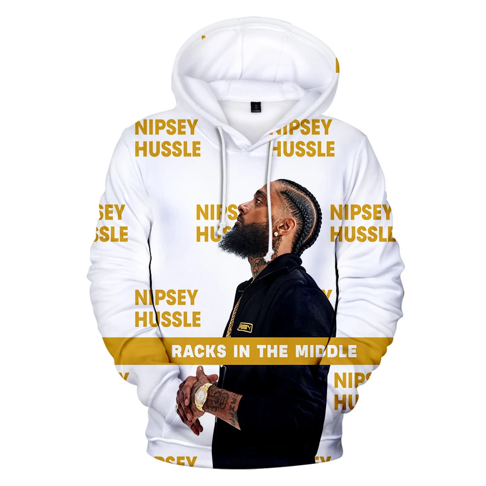 

HIP HOP FASHION nipsey hussle 3D Hooded sweatershi pattern popular Suitable for men and women Hooded Female Fans Clothes