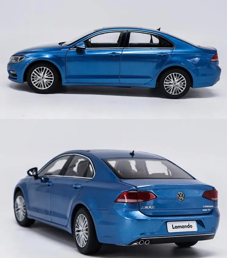 Высокая имитация Volkswagen Lamando GTS модель автомобиля 1:18 передовая Коллекция игрушек
