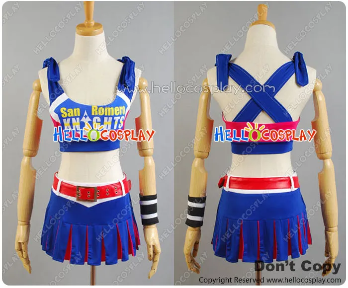 Lollipop Chainsaw Juliet Starling Cosplay Costume H008