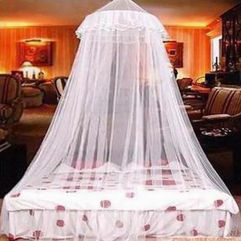 Mosquito Net Dome Hanging Bed Curtain, criptografado