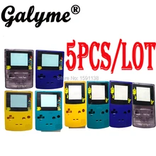 5 шт./партия, популярный Многоцветный Пластиковый корпус, запасной чехол для GBCGameboy, цветная игровая консоль для мальчика, цвет, Advance GBO DMG