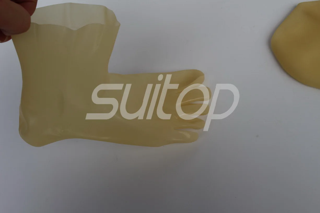 

Transparent Red Black latex toe socks rubbers Industrial mould sock