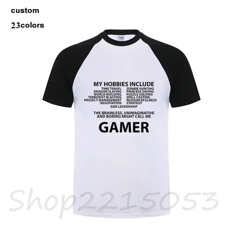 camisetas gamers personalizadas