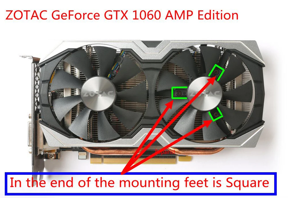 2 шт./компл. 85 мм GA91S2H GPU VGA охлаждающий вентилятор для ZOTAC GeForce GTX1060 AMP Edition GTX 1070