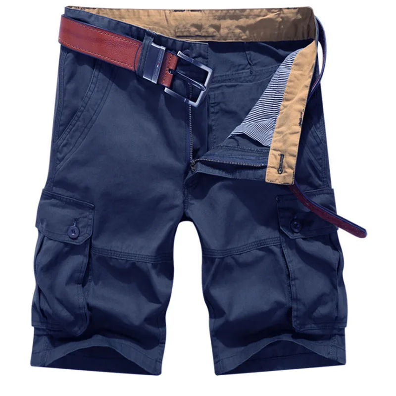Мужские шорты Карго Korte Broek Mannen мужские шорты с несколькими сумками свободные большие размеры мужские повседневные Комбинезоны Короткие мужские шорты
