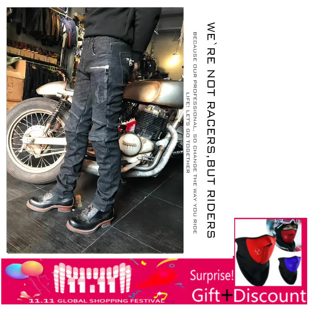 2018 new winter warm Uglybros jeans men's motorcycle pants outdoor riding protective pants retro motorcycle jeans SIZE:28-40 2018 new winter warm Uglybros jeans men's motorcycle pants outdoor riding protective pants retro motorcycle jeans SIZE:28-40