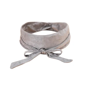 

6PCS/LOT SINGYOU Women Belt Faux Suede Bowknot Wide Belt Fashion Corset Ceinture Female Cummerbund for Dress Accessories