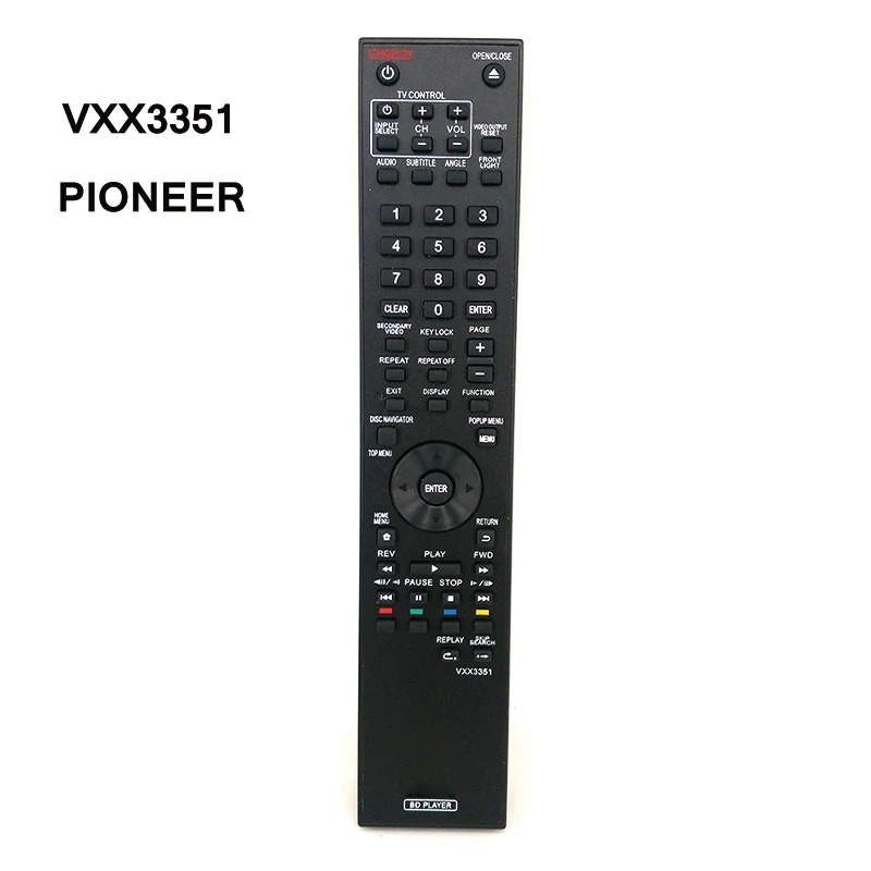 

New Remote control VXX3351 FOR PIONEER BD Player BD remote TELECOMMANDE BDP-330 BDP-120 BDP-121 BDP-140 BDP-4110 XXD3032