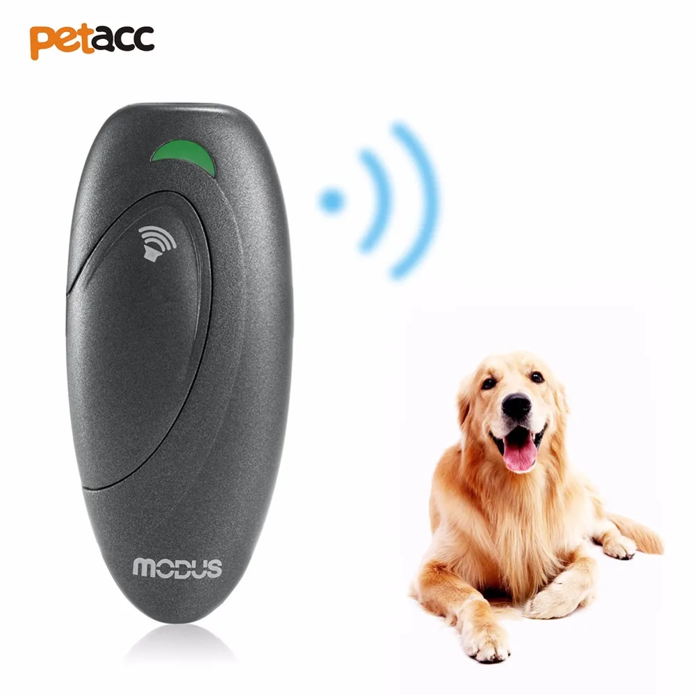 Petacc Handheld Ultrasonic Bark Control Dog Barking Stopper Dog Trainer