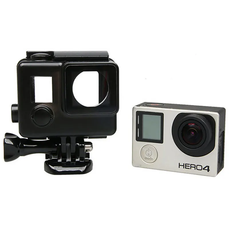 Для экшн Камеры Gopro Hero 4/3/3 + сторона открытие рамка чехол Защитный