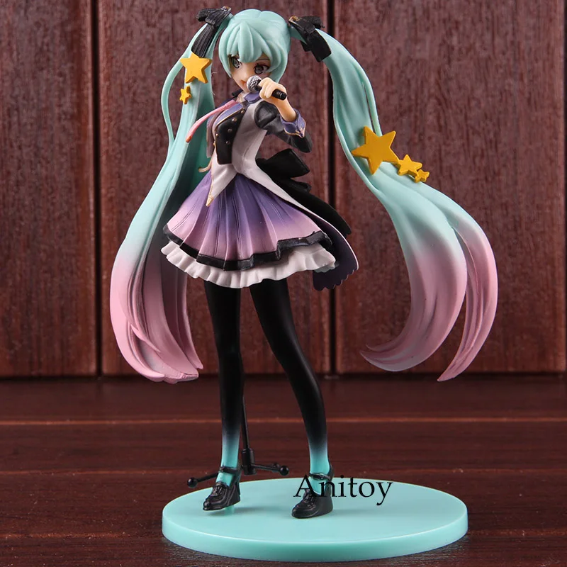

Hatsune Miku Figurine 10th Anniversary Edition PVC Anime Action Figures Collectible Model Toy