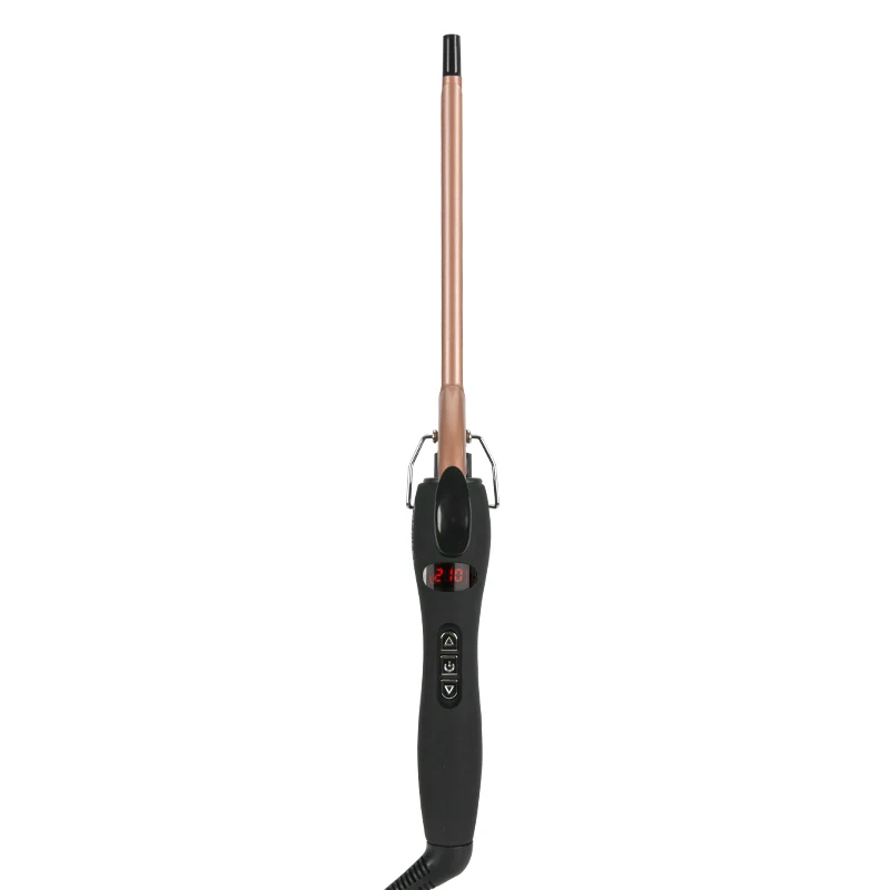 Hair Curler Aofeilei 9mm curling iron Hair waver Pear Flower Cone Ceramic curling wand roller beauty Salon Hair Curlers