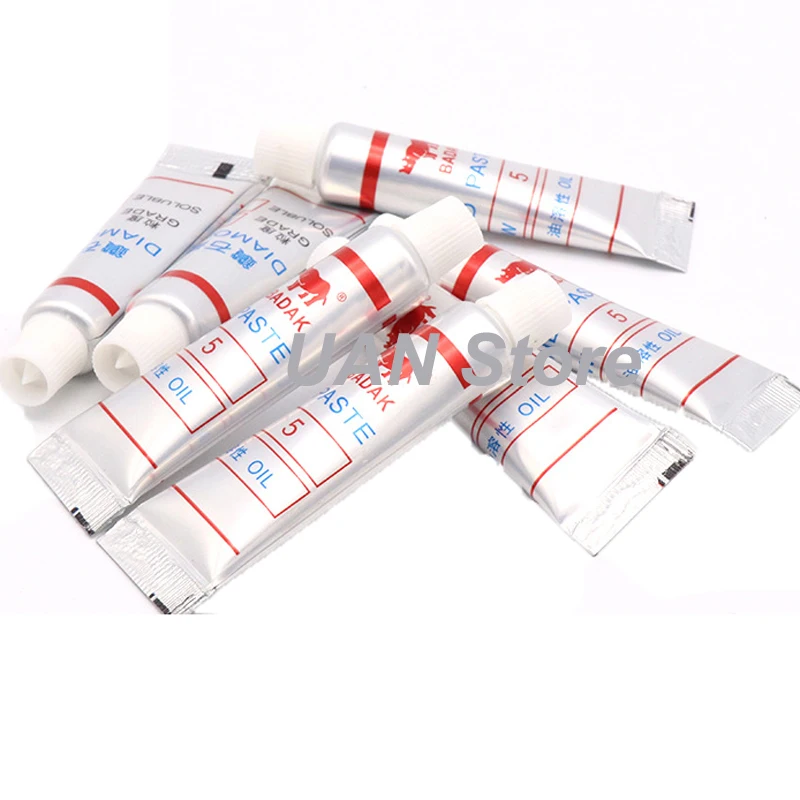 12pcs Diamond Polishing Lapping Paste Compound Syringes 0.5 ~40 Micron Glass Metal Grinding Polishing AbrasIve Tools