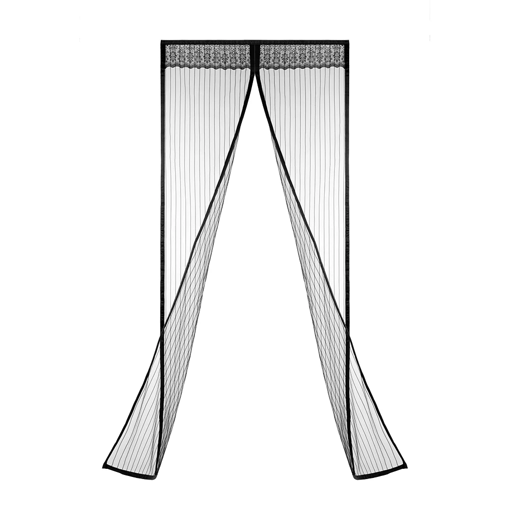 

COZZINE Snap Magnetic Screen Door Polyester Fiber Universal Mosquito Net Home Decor