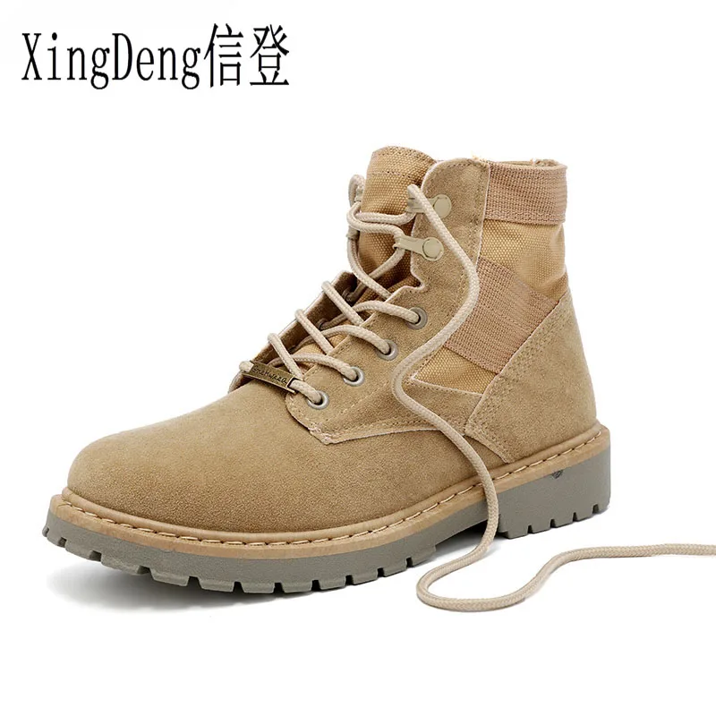 Exército 44 Xingdeng Hign Botas with Plush With Deserto Plush Plush Homens De Do Tornozelo Homem Trabalham Inverno without Antiderrapante Tamanho 39 Top Militar Meias Antiderrapantes UwUtvqr