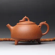 Аутентичные фиолетовый глина Цзян Po грязи здоровья Чай горшок все ручной работы дракон чайник Исин фиолетовый песок Керамика кунг-фу чай комплект